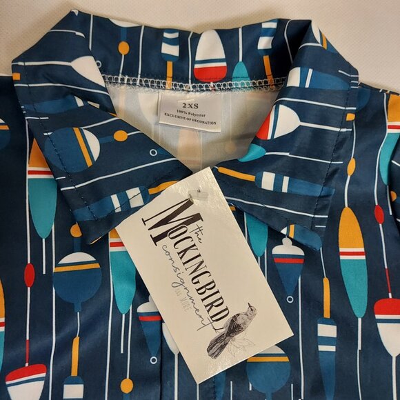 BOYS FISHING LURE DESIGN SHIRT - SIZE 4-5 - Picture 2 of 4